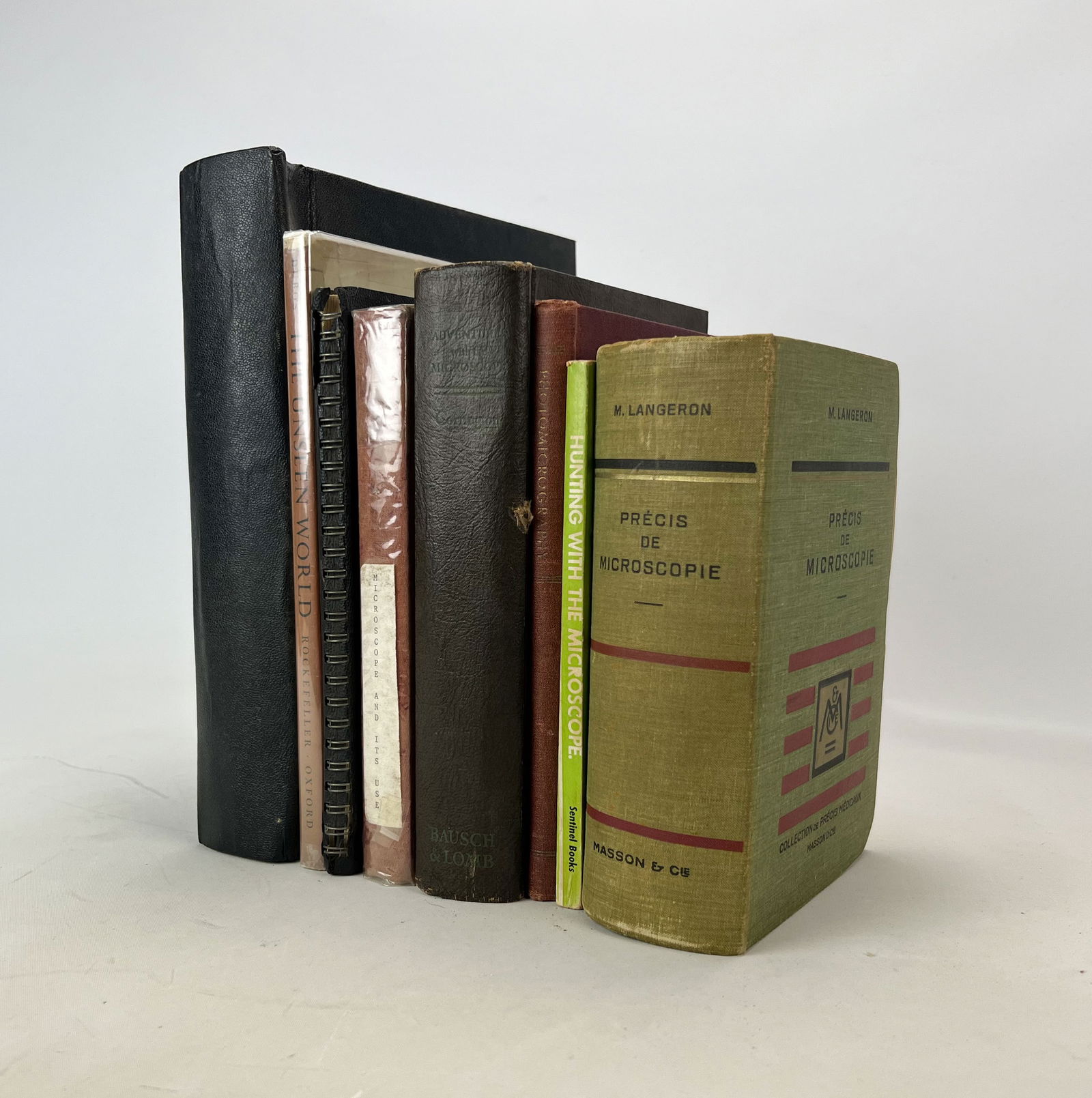 Eight Vintage Academic Microscope Books (1 of 18)