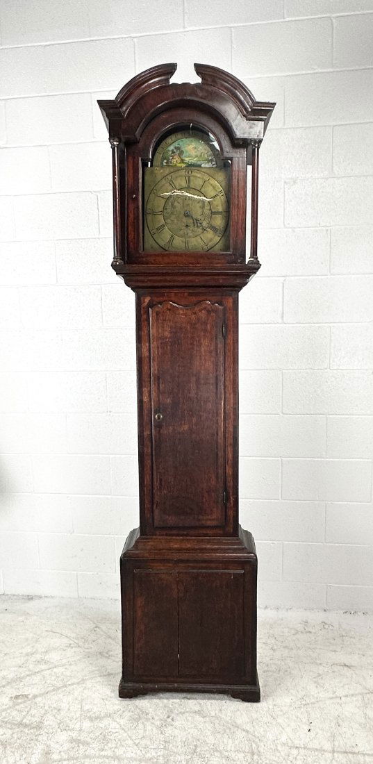 Antique 18thC English Tall Long Case Clock by William Fletcher of Leeds (1 of 8)