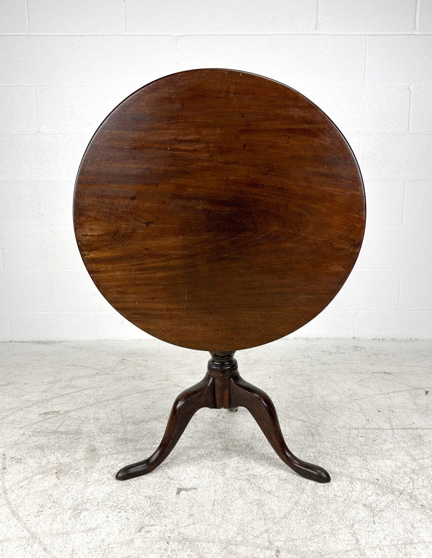 Antique Tilt-Top Round Tea Table (1 of 6)