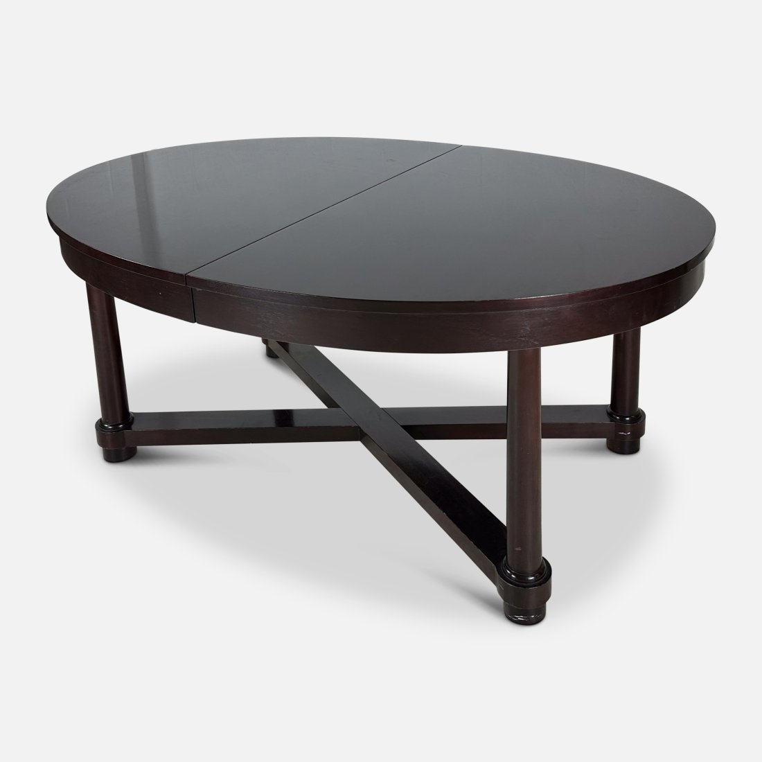 Barbara Barry for Baker Furniture Mahogany Extension Neoclassical Dining Table w/Two Leaves (1 of 11)