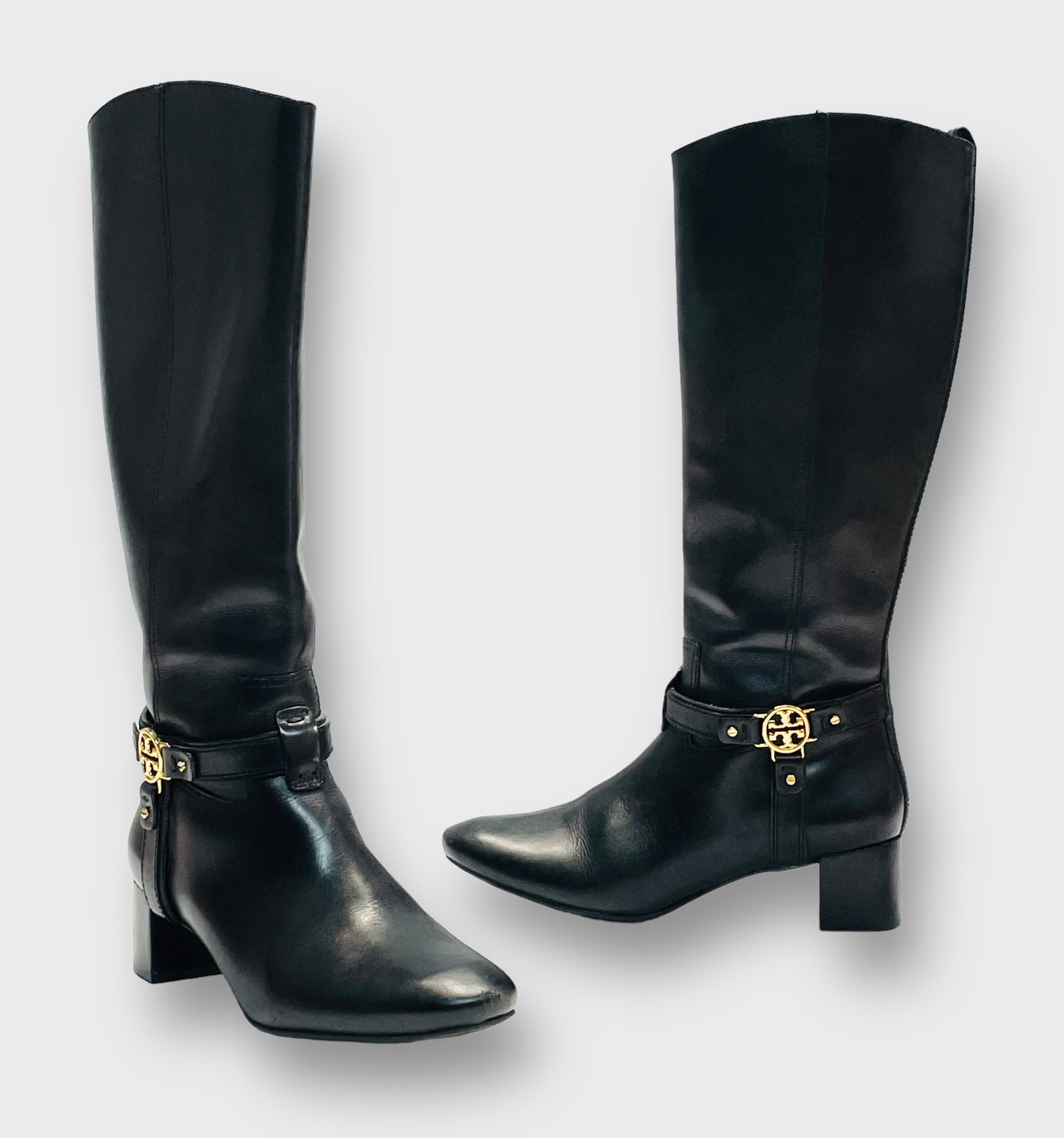 TORI BURCH Calf Leather Studded Accents Riding Boots. Sz 10 M: Shipping: We do not provide in-house shipping or packing. Please reach out to one of our preferred shippers for a quote: Donald Camden UPS Store #4608 store4608@theupsstore.com - 703-569-8802 Navis Pa