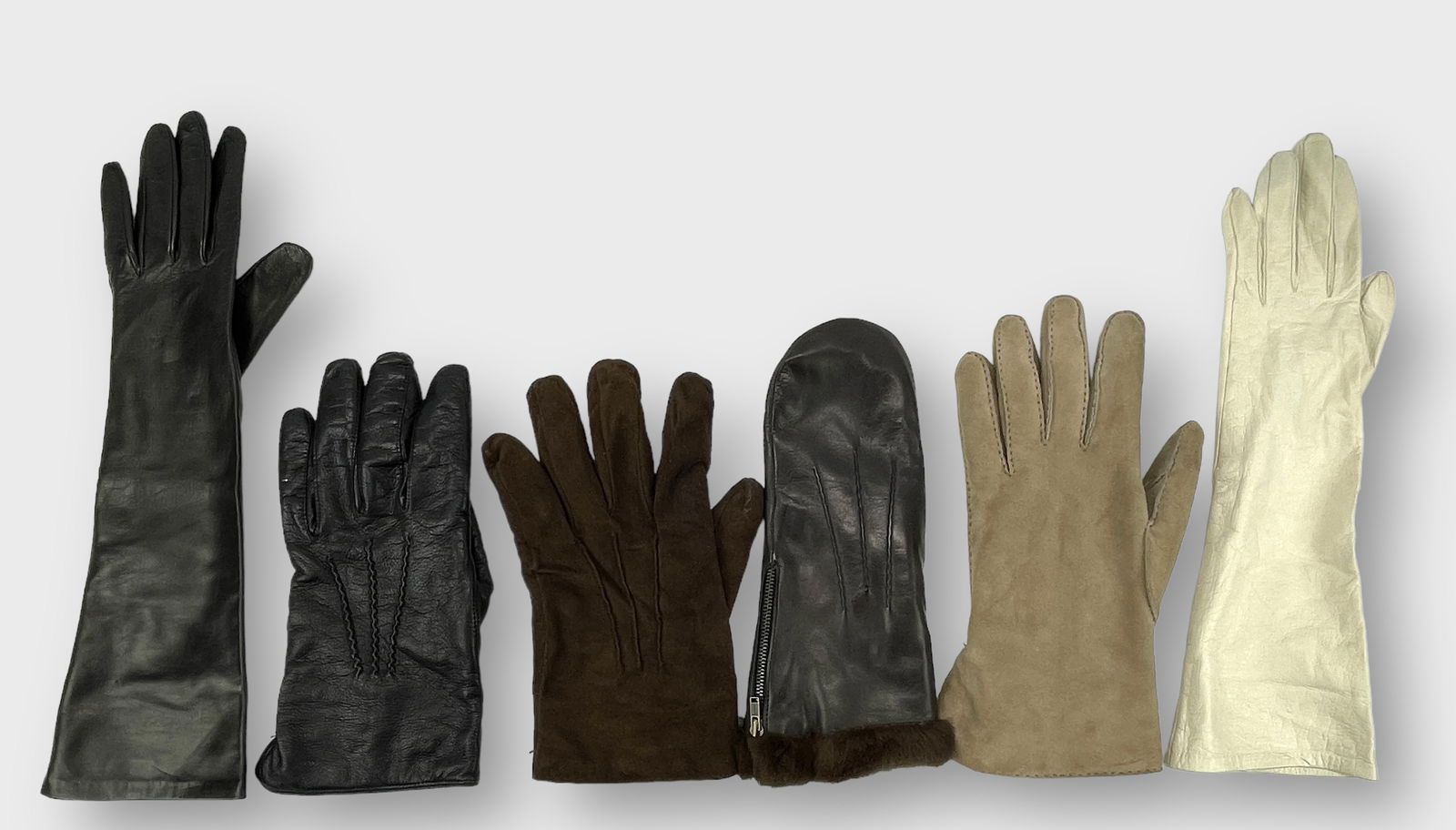 GUCCI, CHRISTIAN DIOR, J.MANDEL, JOSEPH & LYMAN ROGER FARE Assorted Vintage Gloves (1 of 8)