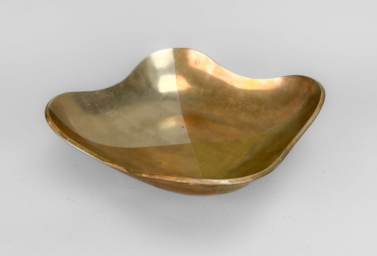 E. Cabello Mixed Metal Footed Square Geometric Mexican Bowl (1 of 5)