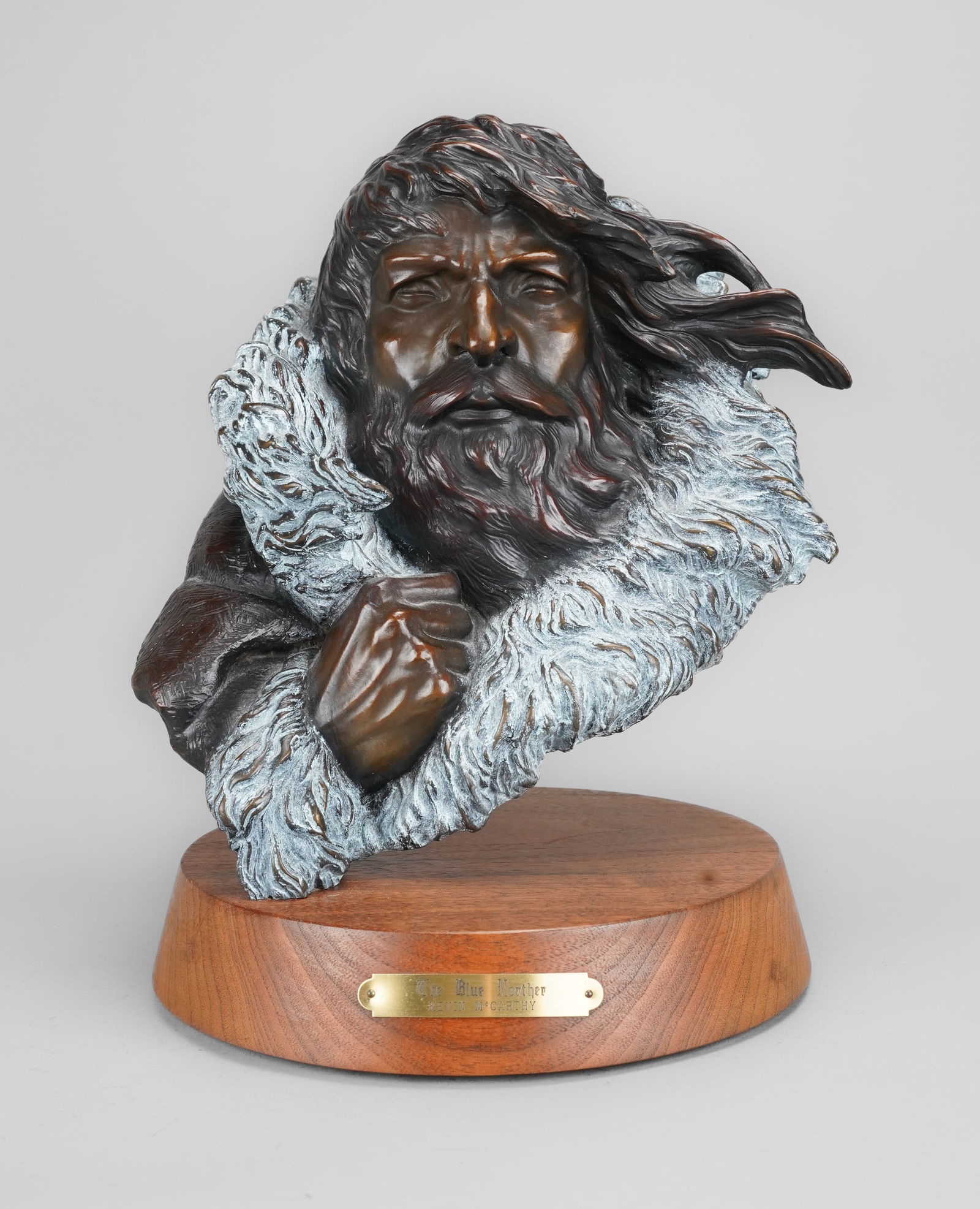 Original 1988 Bronze Bust THE BLUE NORTHER by Kevin McCarthy 11/20 (1 of 9)