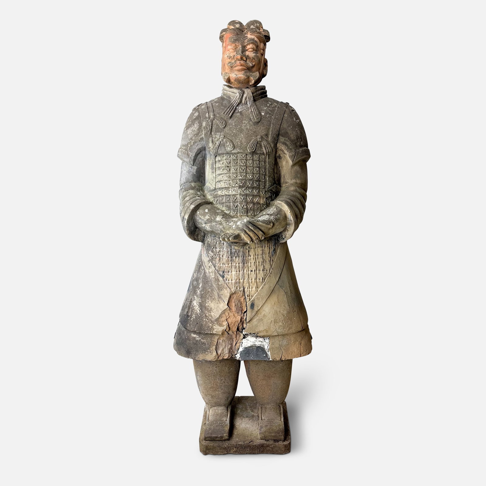 Chinese Terracotta Life Size Armored Infantryman Warrior Statue (1 of 14)