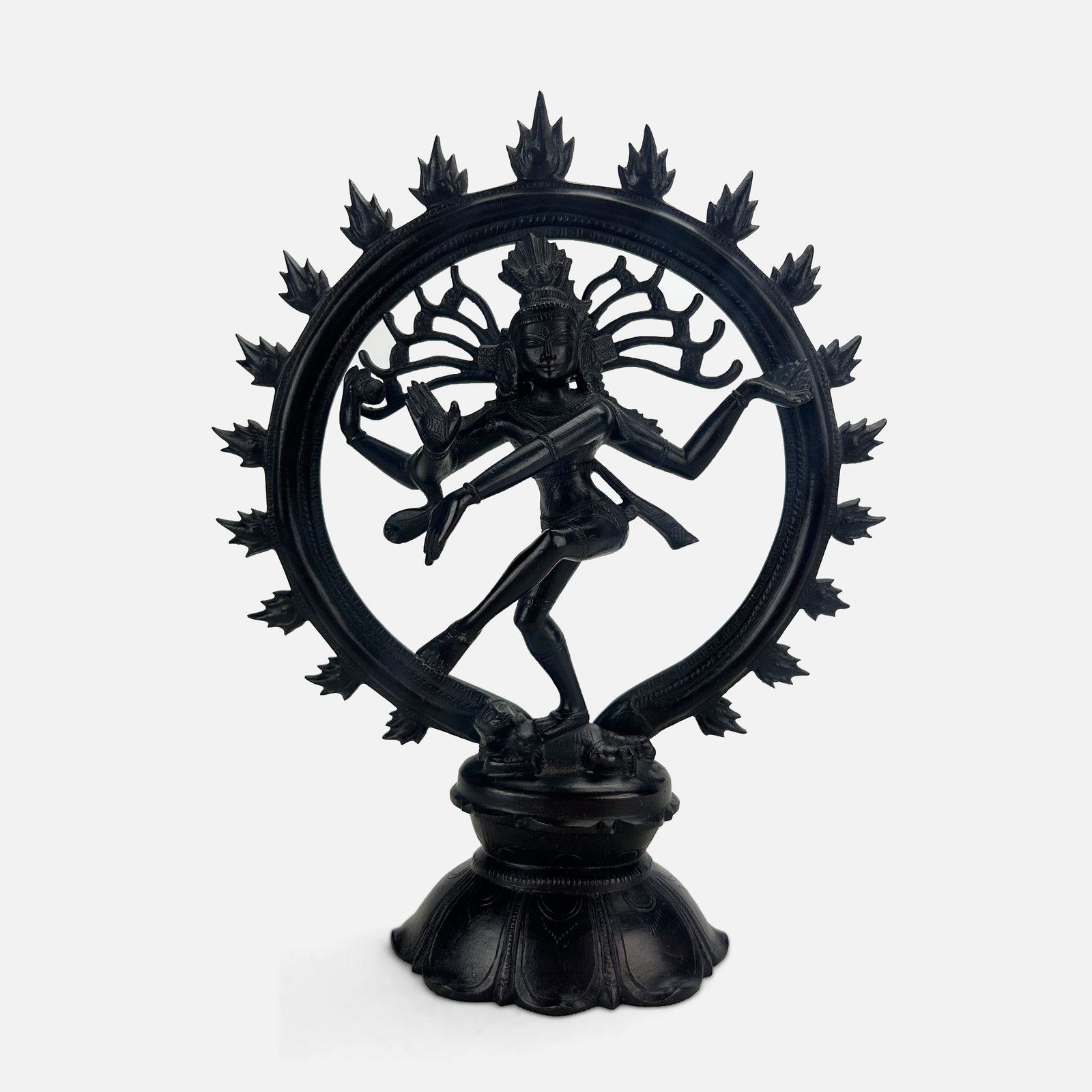Cast Bronze Hindu Buddhist Shiva As Nataraja Statue (1 of 6)