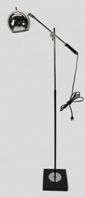 Robert Sonneman Orbiter Series Chrome Eyeball Adjustable Floor Lamp