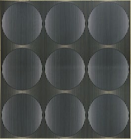 Julian Stanczak "Solar" Original 1973 Pencil Signed Framed Op Art Screen Print 24/30