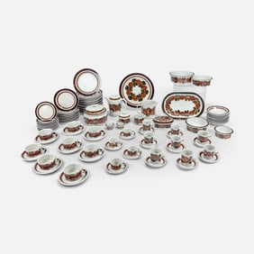 Arabia of Finland "Rosmarin" Porcelain China Dinner Set-Over 100 pieces!