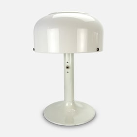 Anders Pehrson for Atelje Lyktan "Knubbing" MCM White Table Lamp