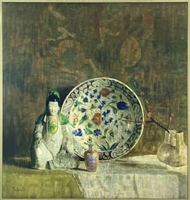 Hovsep Pushman "Sultanabad Plate" 1938 Artist Proof Print Still Life
