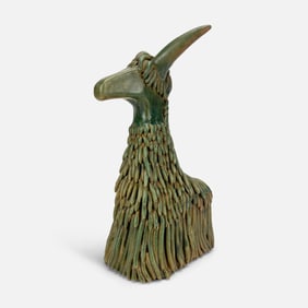 Henry Clante Danish Art Pottery Yule Goat