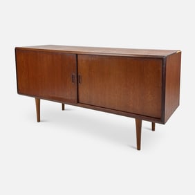 Illums Bolighus Kobenhavn MCM Wood Dining Room Sideboard Cabinet