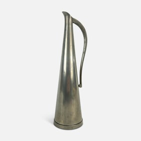 Gunnar Havstad Norwegian Modern MCM Art Deco Pewter Wine Jug