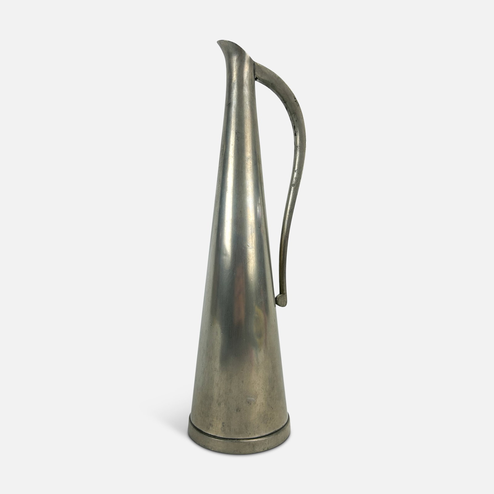 Gunnar Havstad Norwegian Modern MCM Art Deco Pewter Wine Jug: Please enlarge pictures for best condition report. We do not provide in-house shipping! Please reach out to Donald Camden at UPS Store 4608 or refer to our list of preferred shippers for a quote. Dona