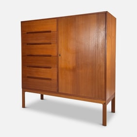 Arne Wahl Iversen for Vinde Mobelfabrik Danish Modern Teak Gentleman's Chest