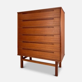 Nils Jonsson for HJN Mobler Teak Highboy Dresser