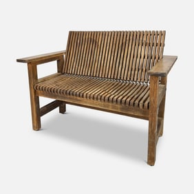 Well Made Outdoor Wood Teak Folding Bench