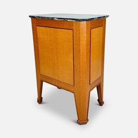 Beautiful Maple Cabinet Stand w/Marble Top