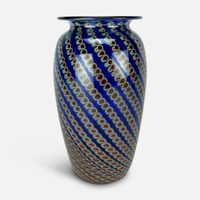 Kit Karbler and Michael David Studio Art Glass Vase