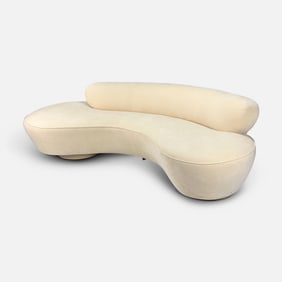 Vladimir Kagan for Directional Serpentine Cloud Sofa #1