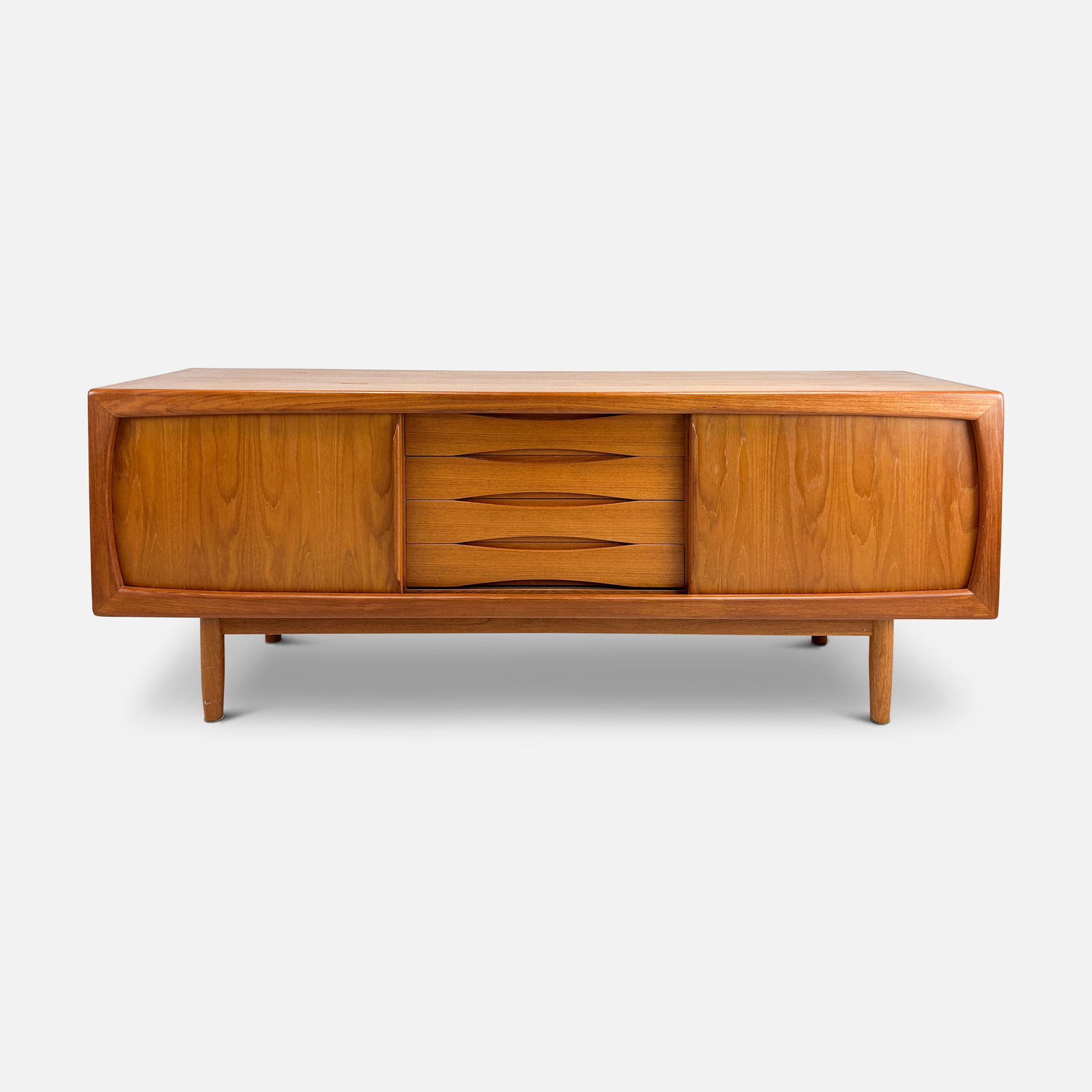 Burchardt Nielsen and H.P. Hansen Danish ModernTeak Sideboard Credenza for Dyrlund (1 of 16)