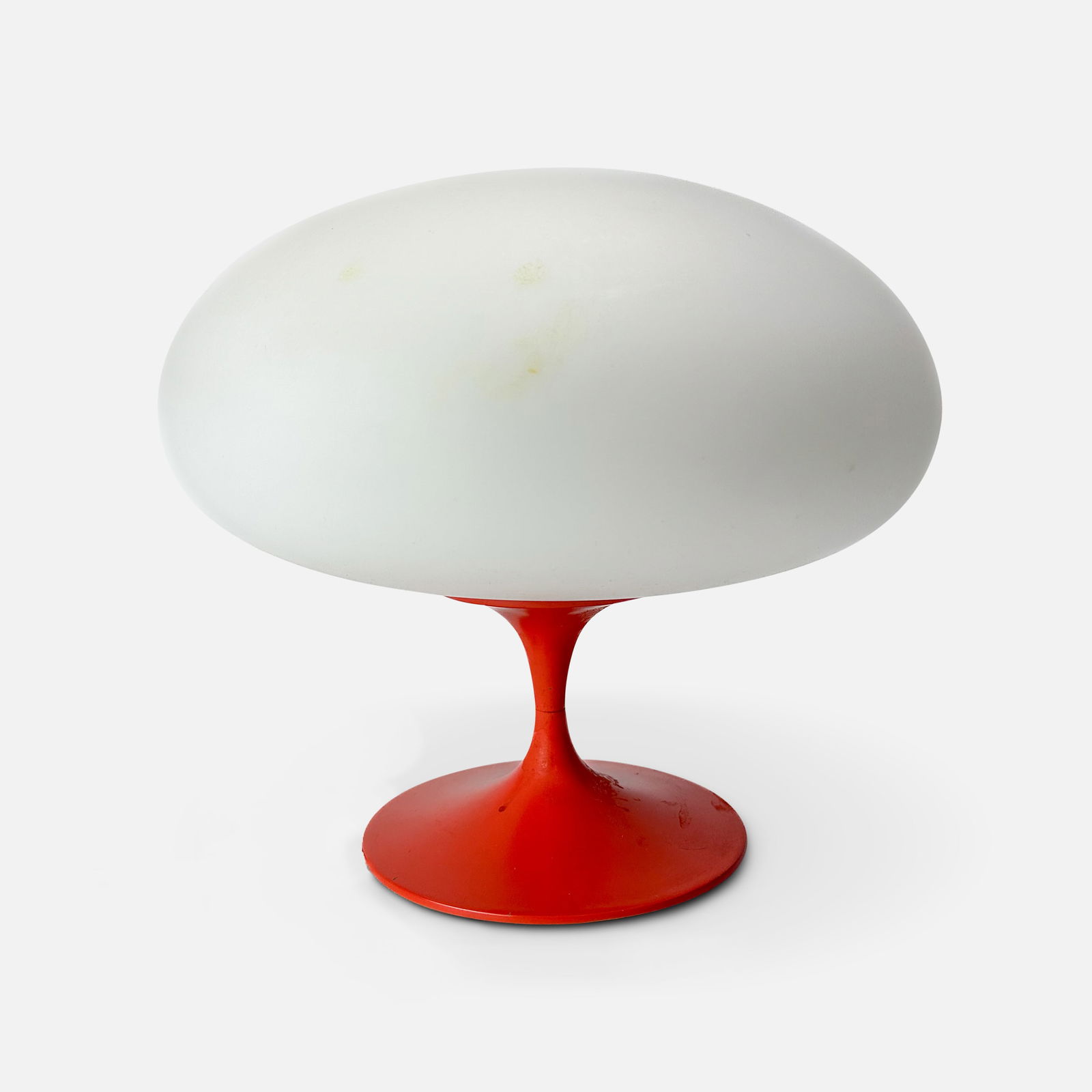 Laurel Lamp Co. MCM Mushroom Lamp w/Red Base (1 of 7)