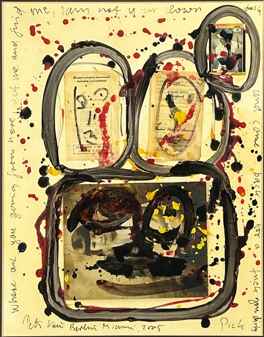 Peter Keil "Come Find Me" Original Mixed Media Oil Painting Framed w/COA (1 of 6)