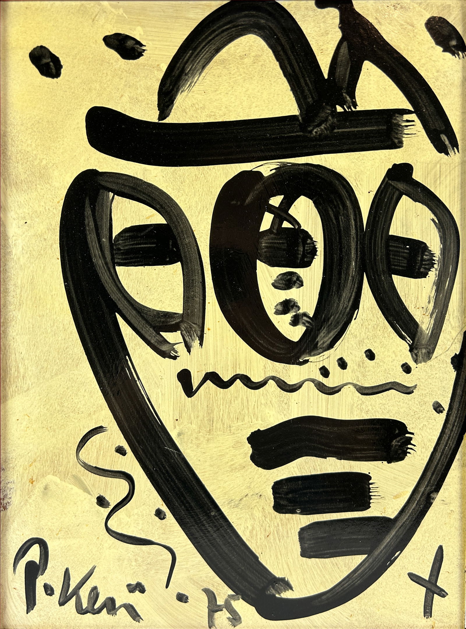 Peter Keil "My Friend, Pablo Picasso" 1975 Original Oil on Board Framed Painting w/COA (1 of 6)