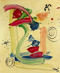 Peter Keil "Love for Spain" 1967 Original Oil on Canvas Painting