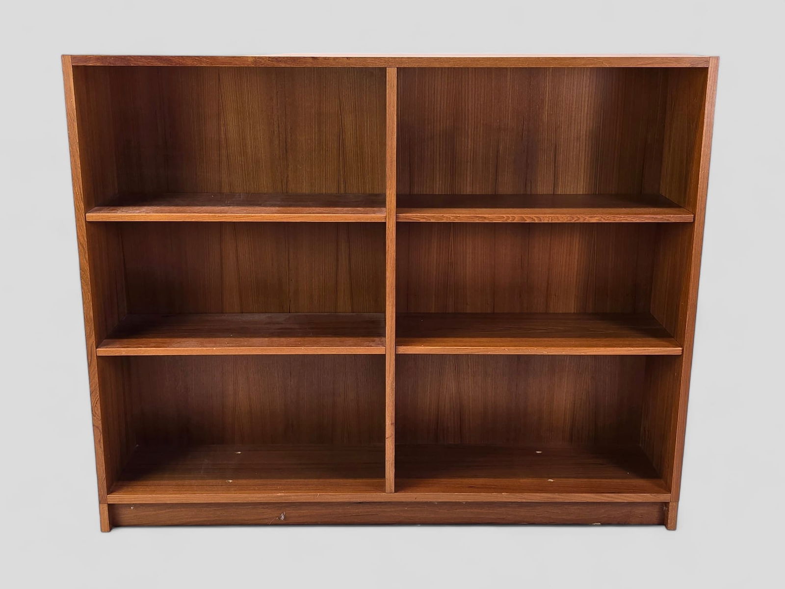 HG Furniture Danish Modern Solid Wood Open Storage Bookcase MCM Shelves (1 of 7)