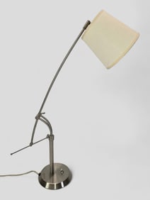 Kenroy Home Reeler Brushed Steel Table Lamp