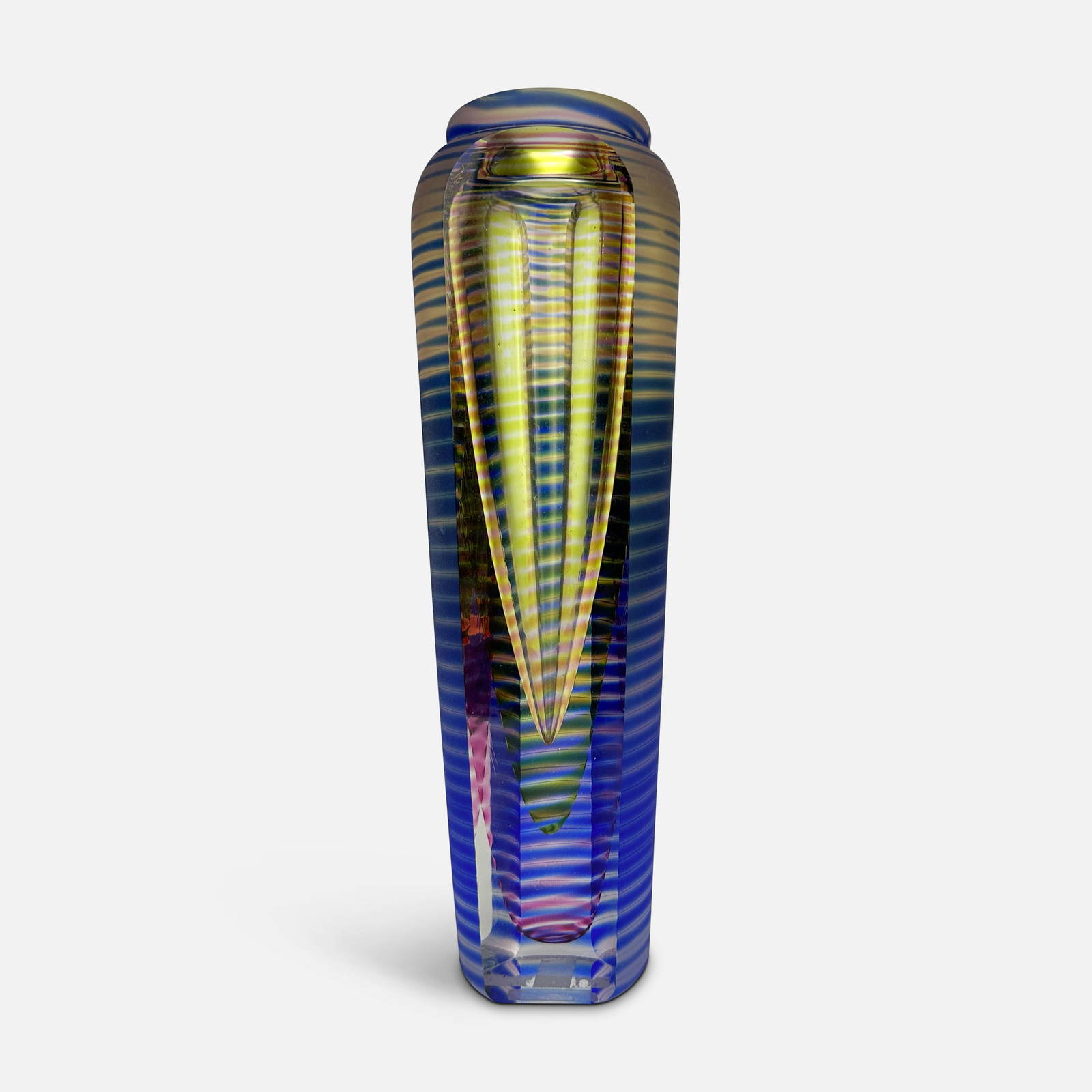 Kit Karbler & Michael David Contemporary Studio Art Glass Vase Auction