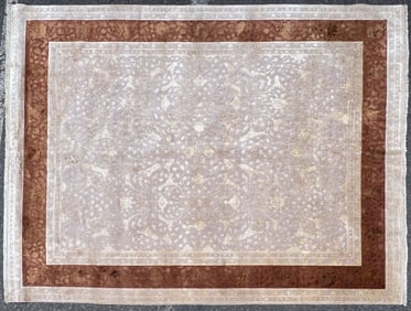 Fine Silk 8' x 10' Safavieh Jewel of India Hand Knotted Area Rug