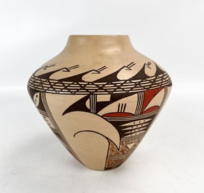 Loretta Silas Poleahla Hopi Native American Pottery Vessel