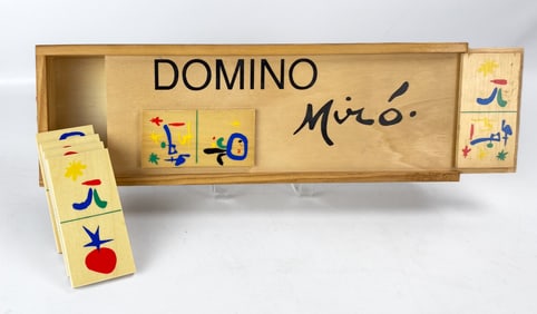 Joan Miro 1958 Oversized Domino Set