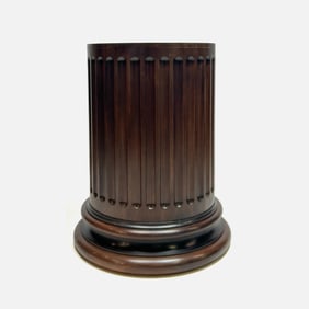 Fluted Columnar Doric Base Pedestal Stand