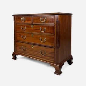 Antique Philadelphia Chippendale Mahogany Chest of Drawers