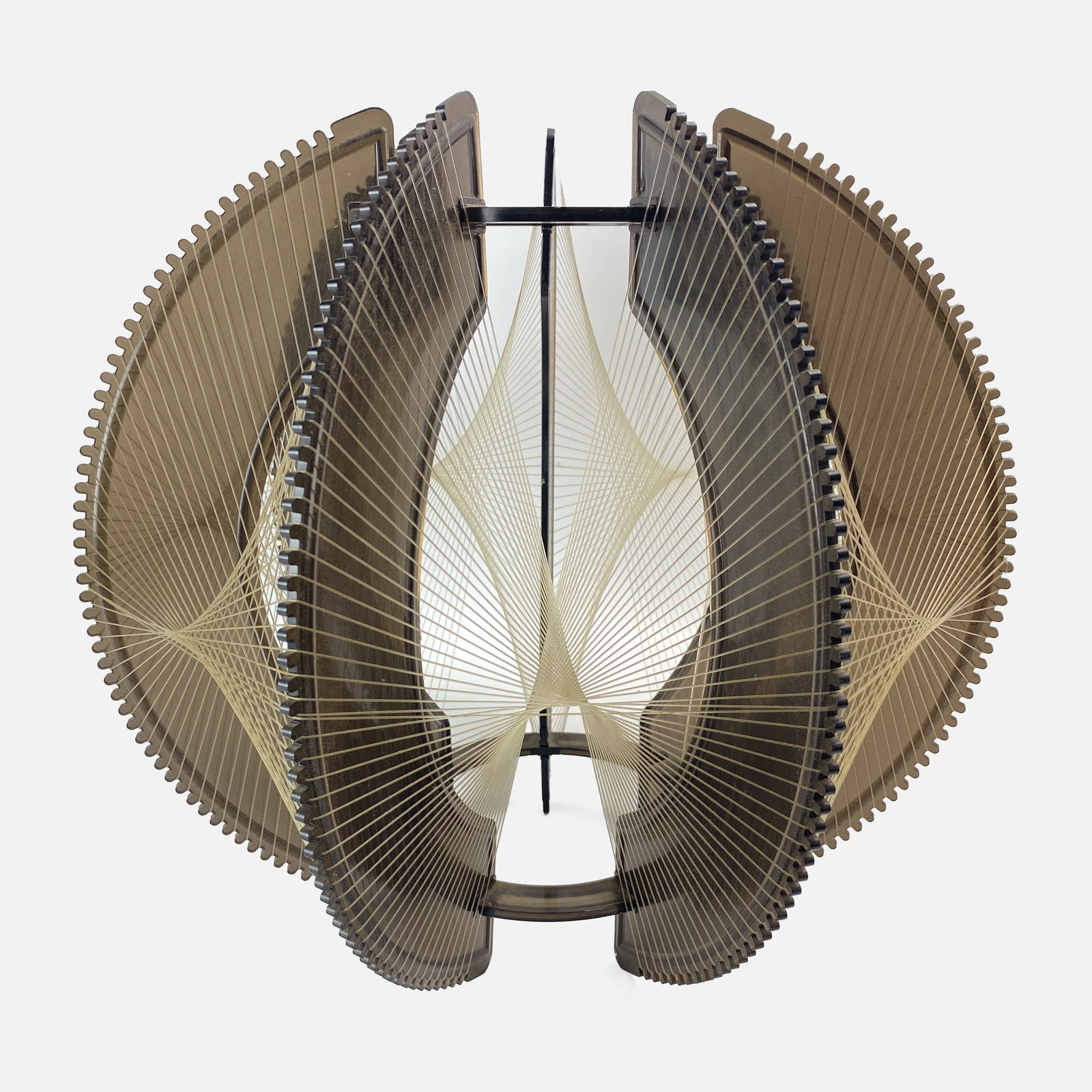 Paul Secon Modernist Lucite & String Pendant Lamp (1 of 5)