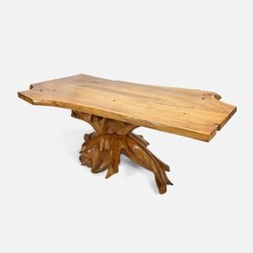 Large Rustic Live Edge Dining Table