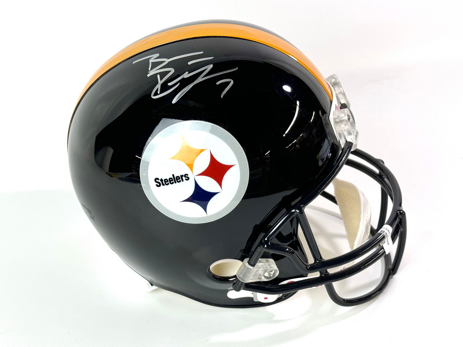 Ben Roethlisberger Autographed Pittsburgh Steelers Helmet (1 of 4)