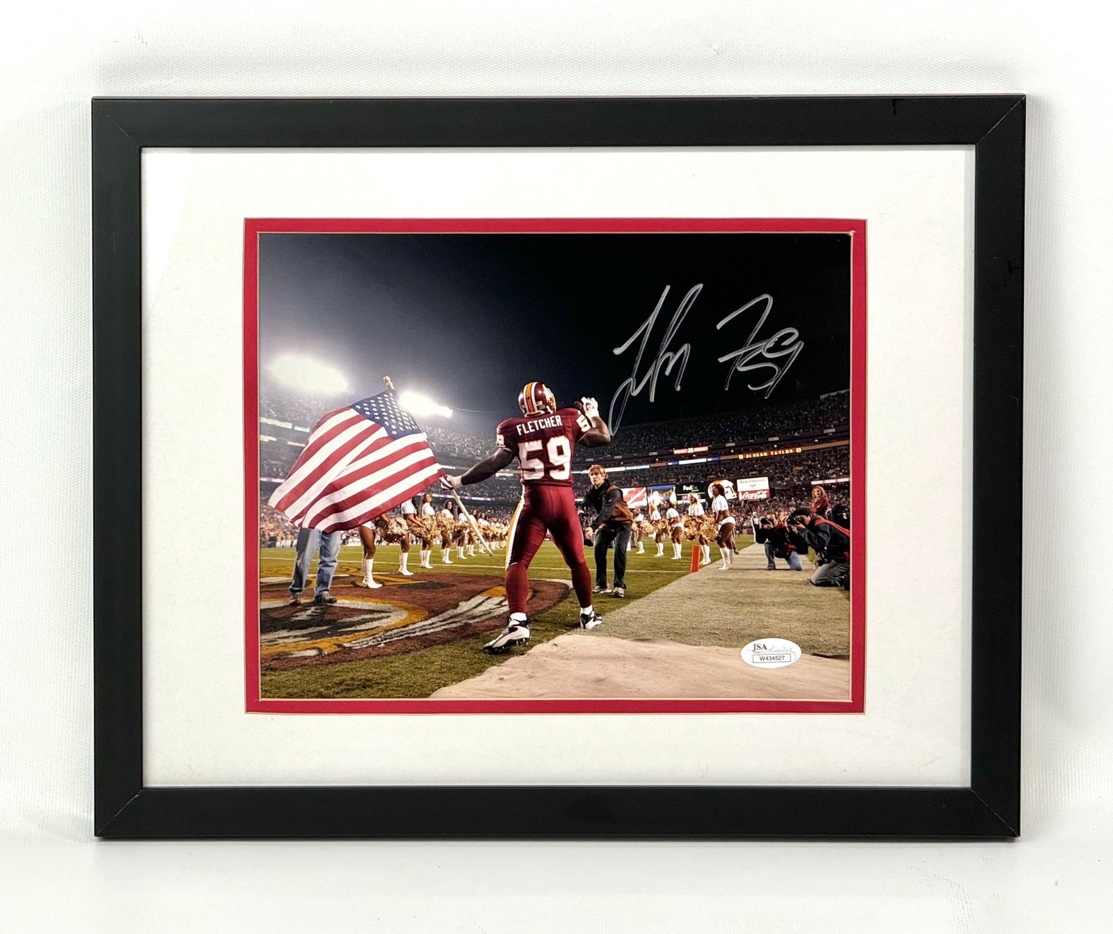 London Fletcher Autographed Washington Redskins #59 Photograph (1 of 4)
