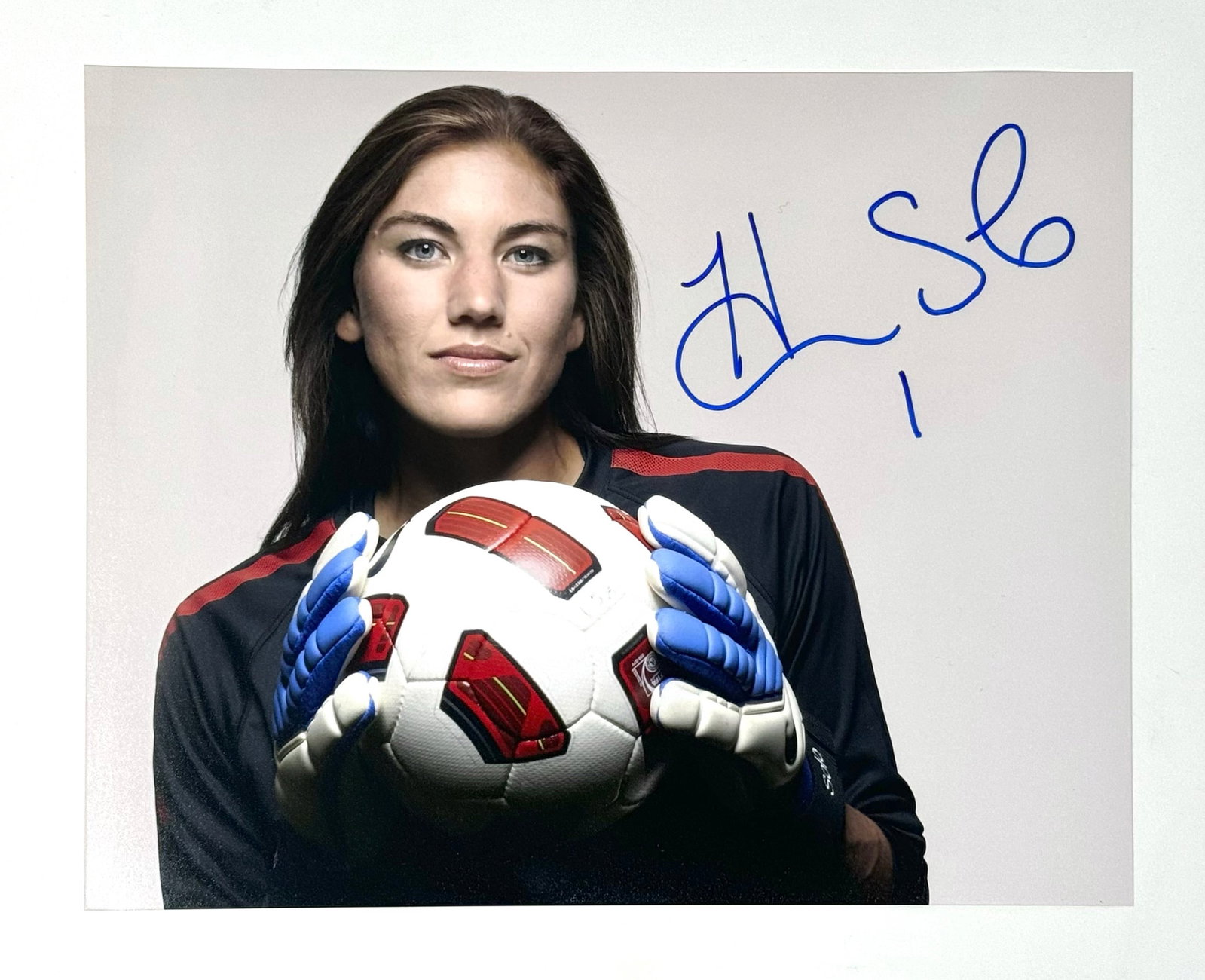 Hope Solo Autographed Photograph: Authenticated by CSA Shows, Chantilly, VA.. 8x10” photo. SHIPPING & PICKUP: All shipping will be through UPS Store #4608, no exceptions. Please feel free to reach out before the auction ends for