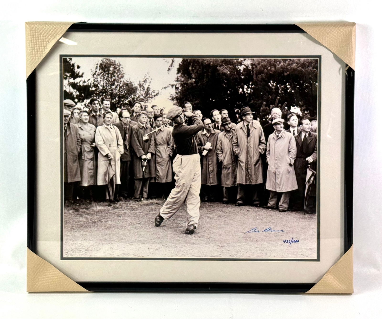 Sam Snead Autographed News of The World Tournament, Walton Heath September 1949 Photograph (1 of 5)