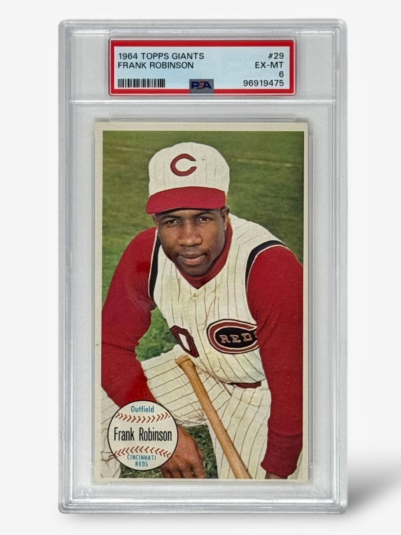 1964 Topps Giants Frank Robinson #29 PSA Graded EX-MT 6 Baseball Trading Card (1 of 2)