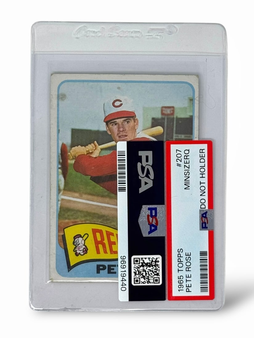 1965 Topps Pete Rose #207 PSA Min. Size Req. Trading Card (1 of 3)