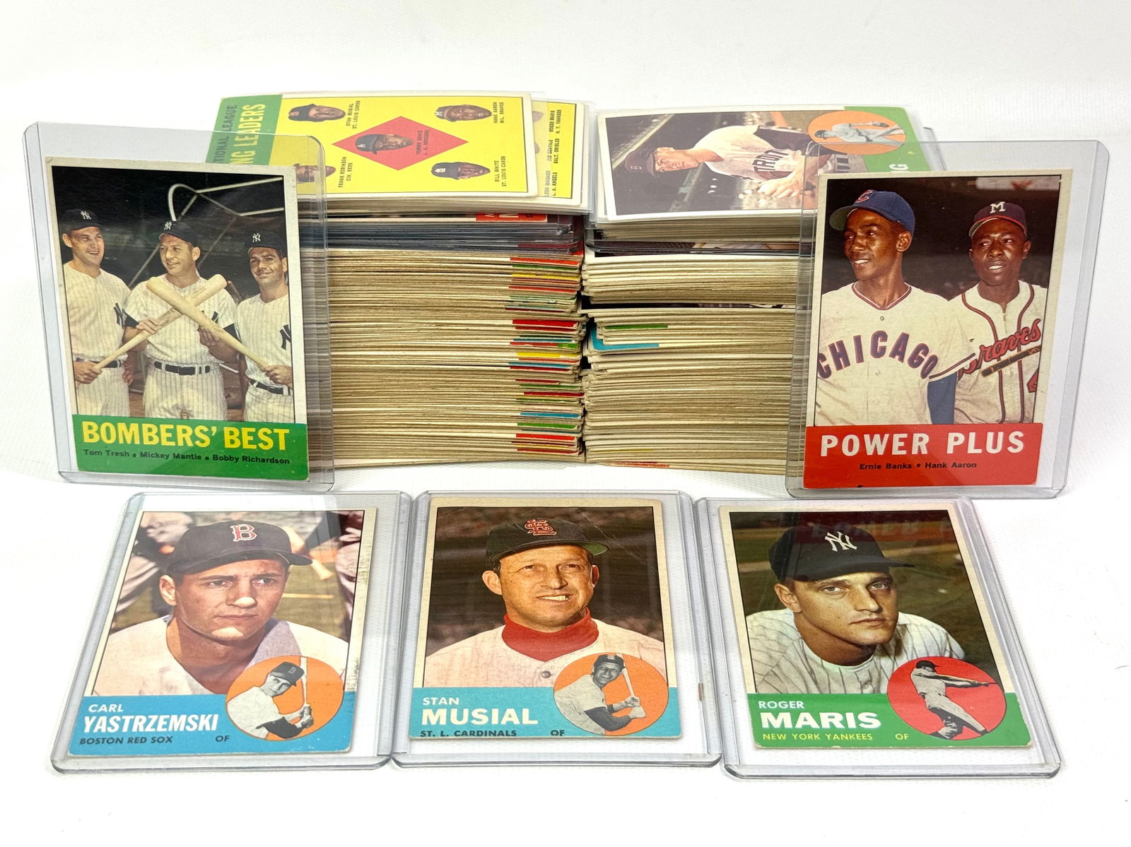1963 Topps Baseball Card Collection PR/VG-EX (1 of 6)