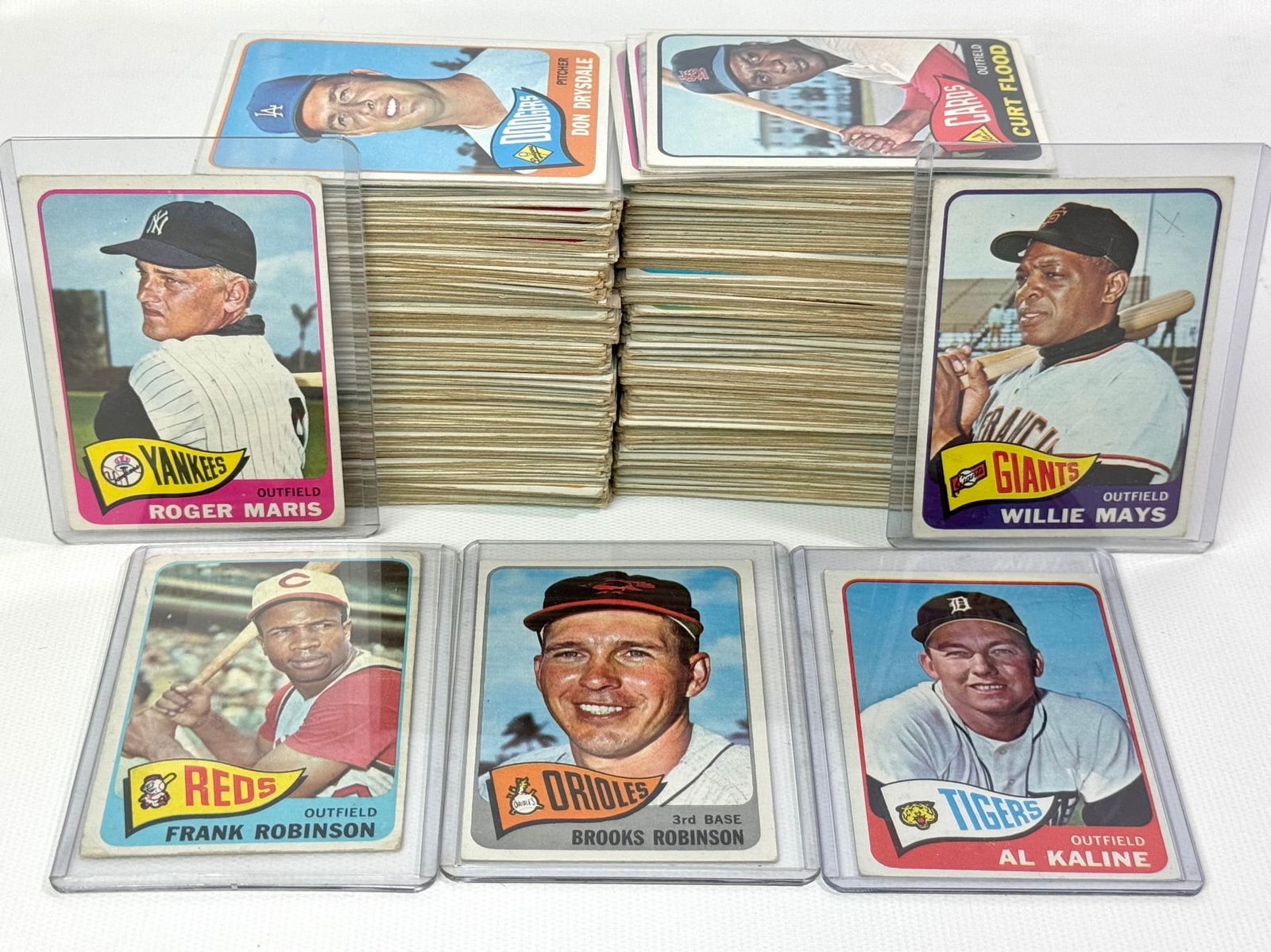 1965 Topps Baseball Card Collection PR/VG-EX (1 of 7)