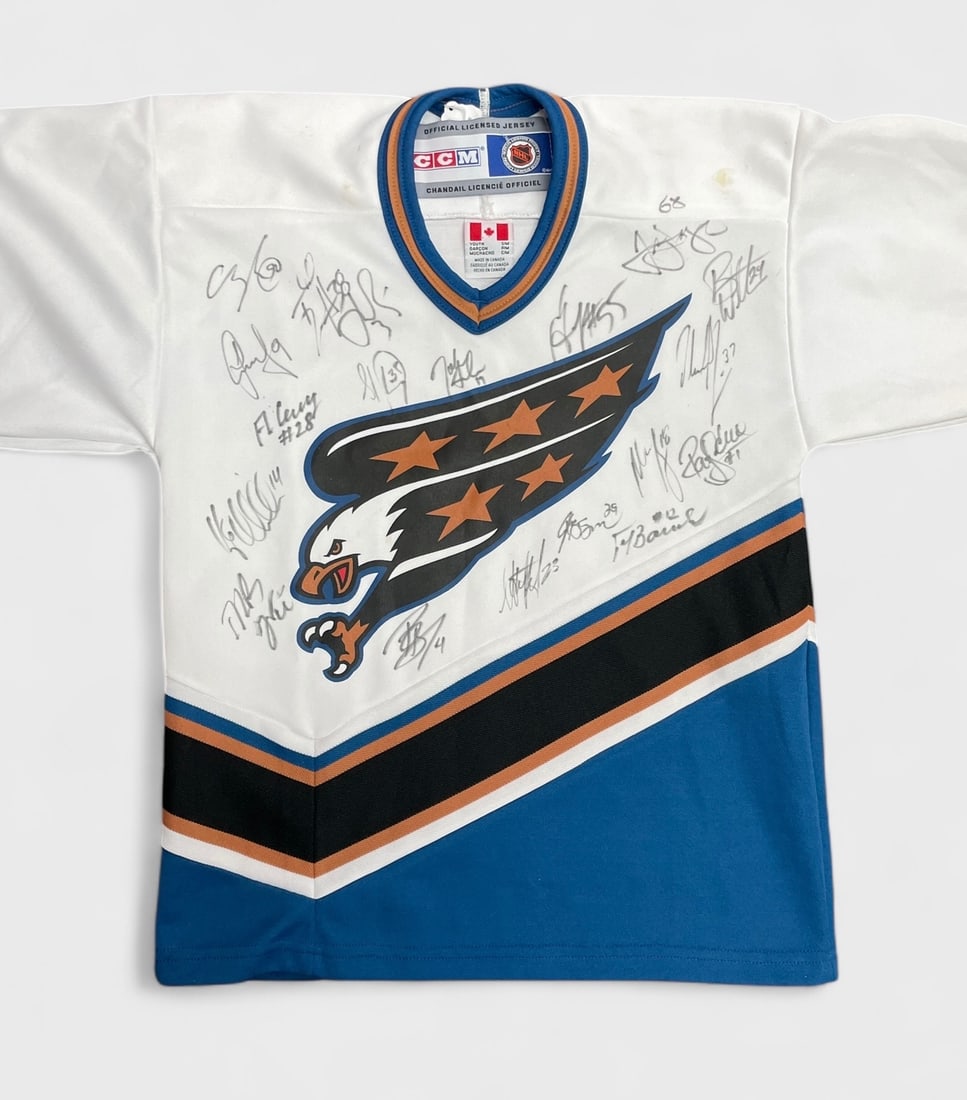 2003/2004 Washington Capitals Team Autographed Jersey Jaromir Jagr, Sergei Gonchar & More W/PSA COA (1 of 9)