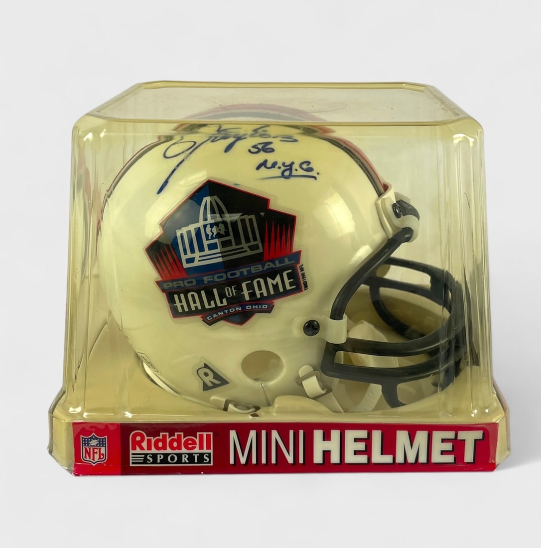 Lawrence Taylor New York Giants Autographed Mini Helmet (1 of 8)